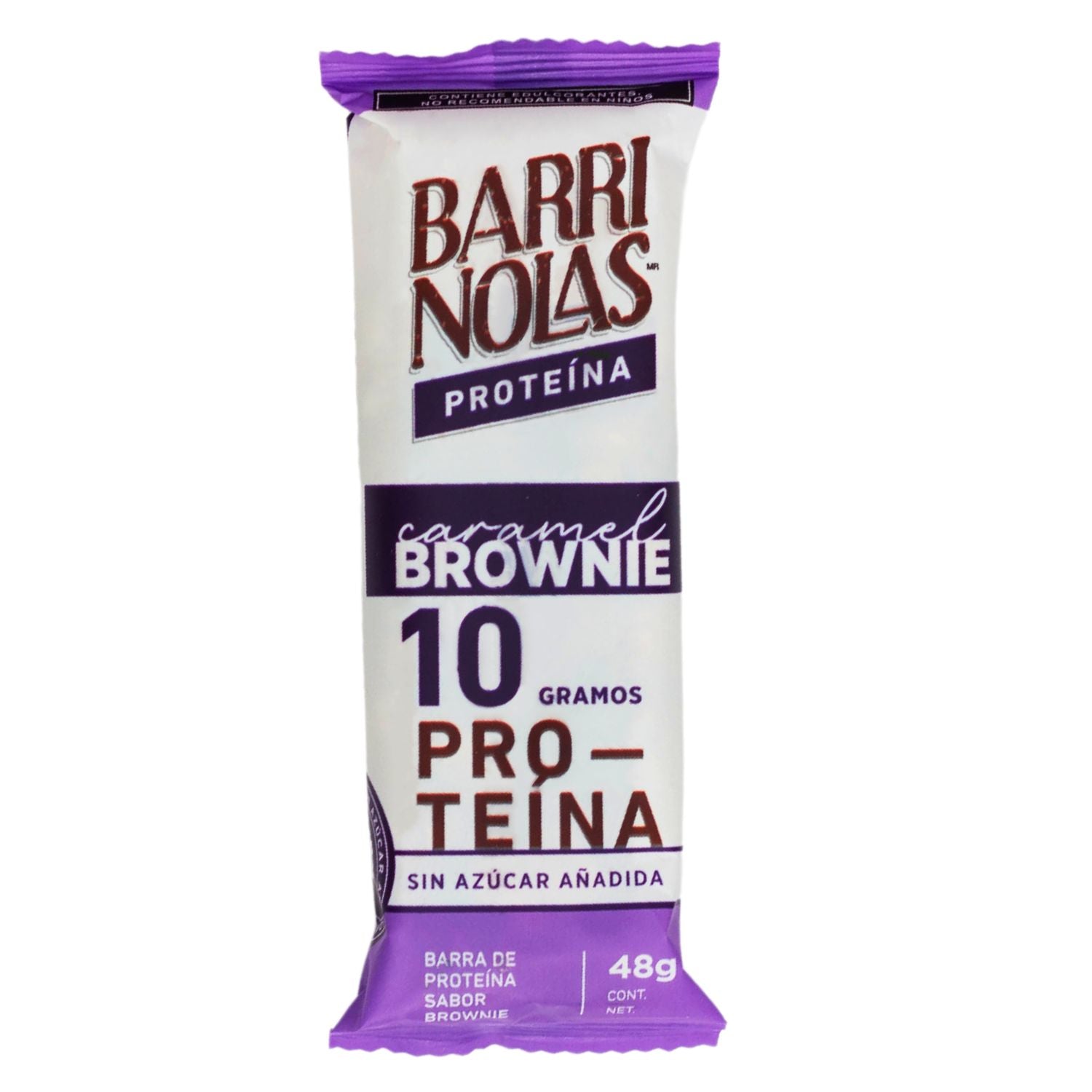 BARRINOLAS PROTEÍNA – Caramel Brownie Barrita Individual 48g