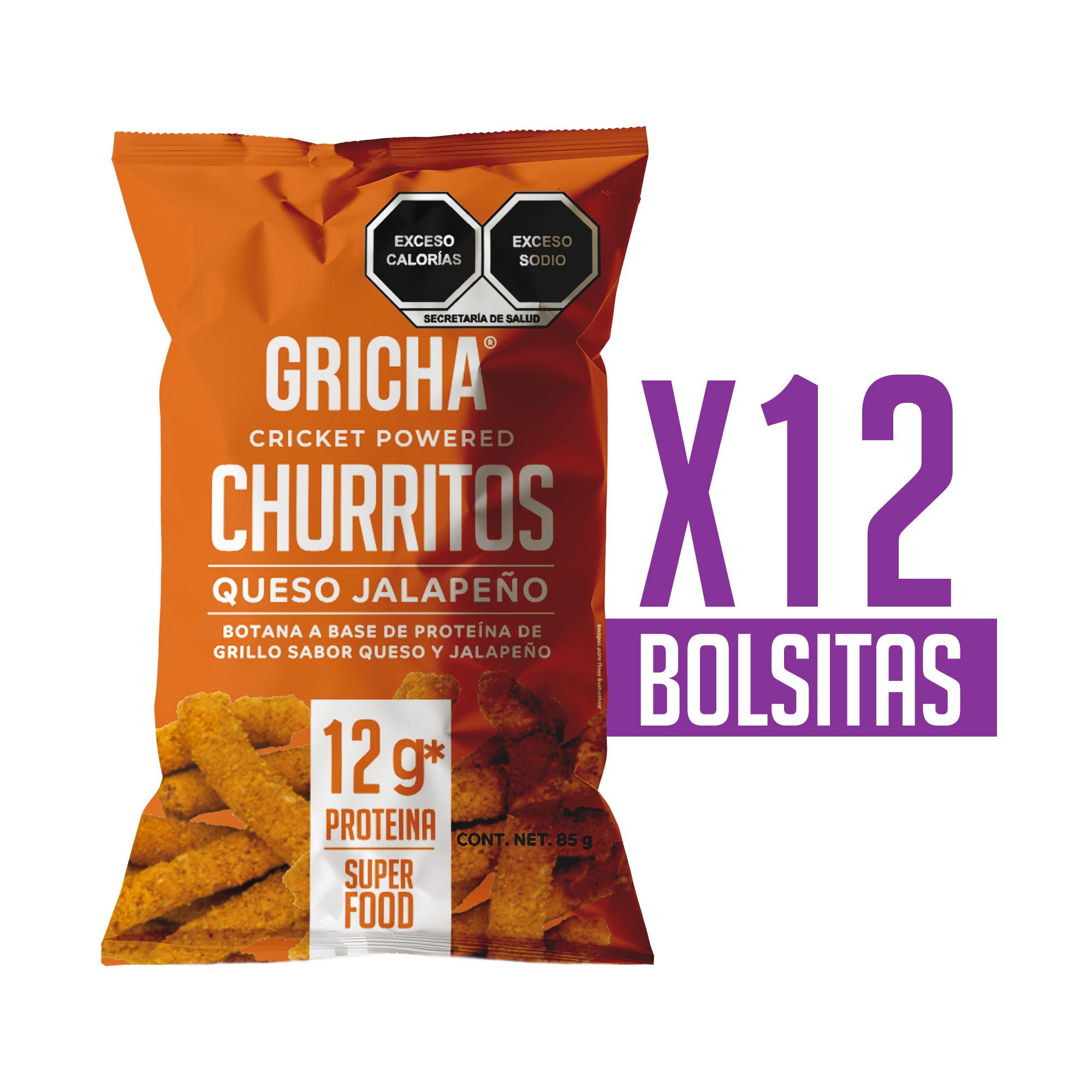CHURRITOS QUESO JALAPEÑO 12 Pack