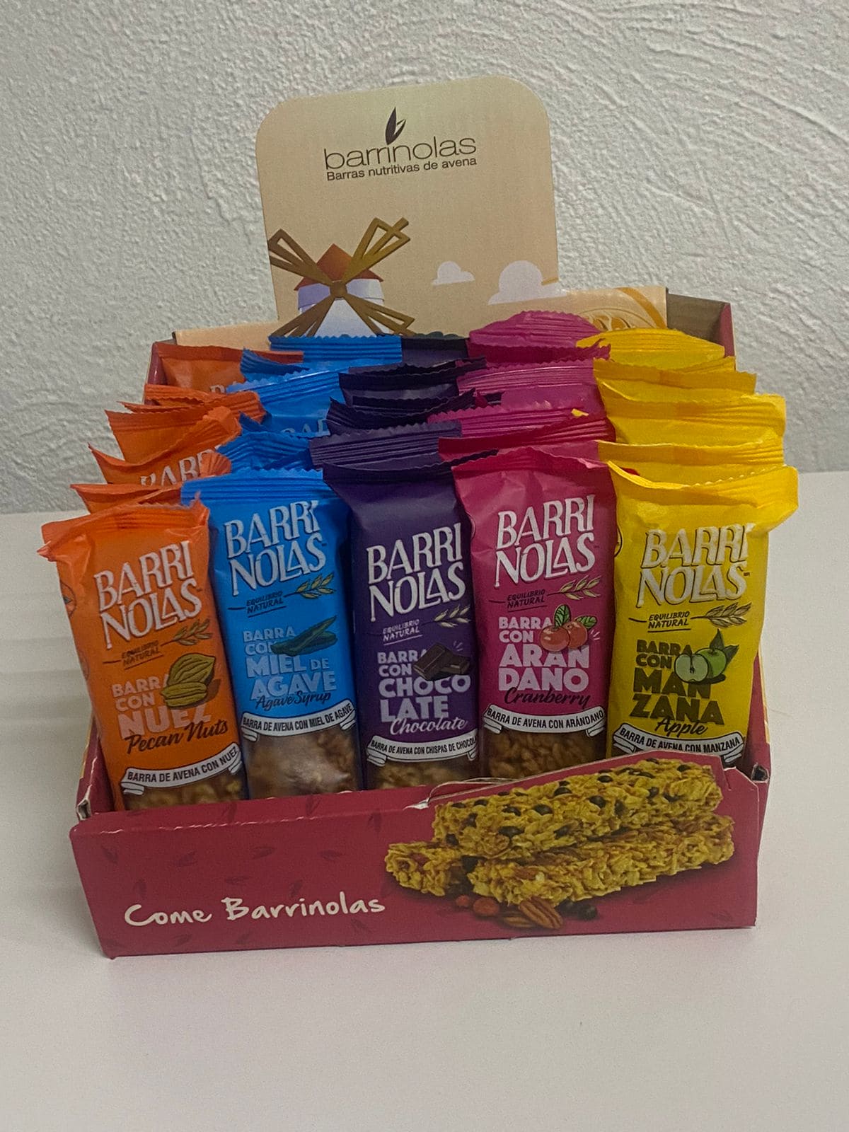 exhibidor barrinolas