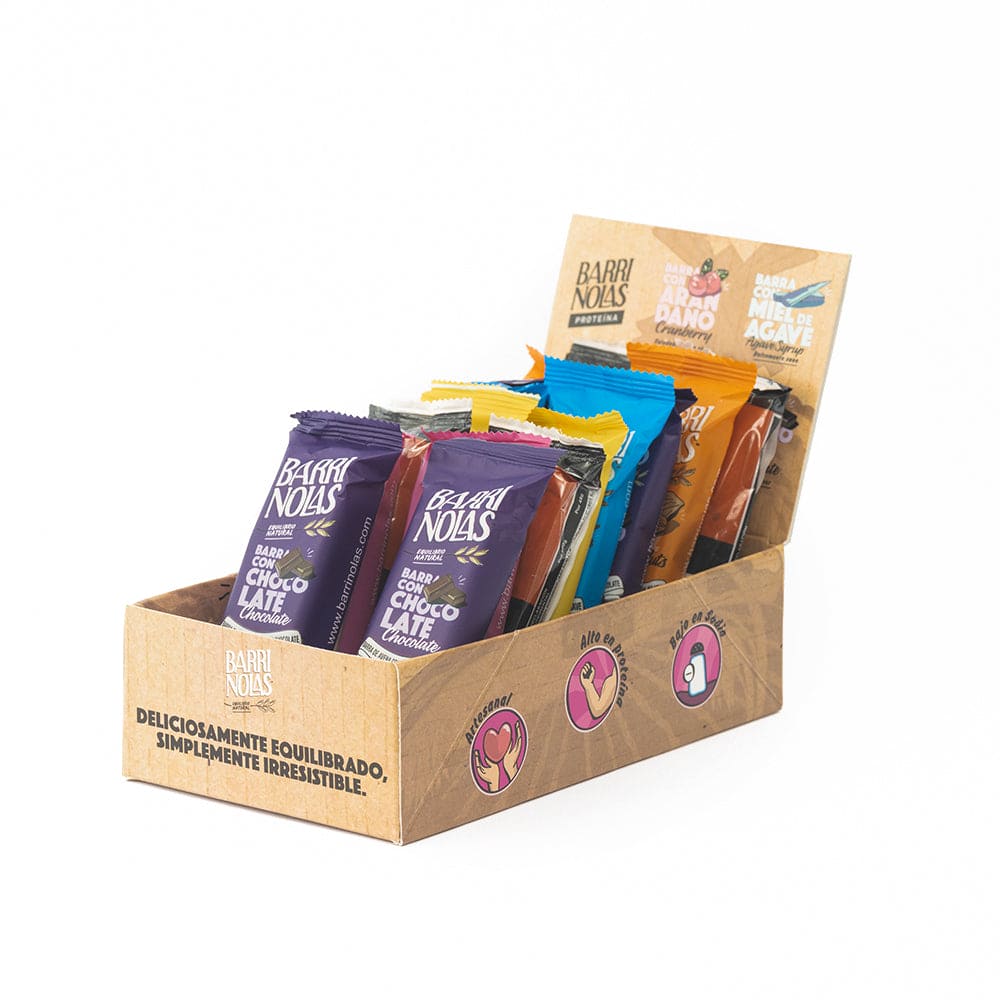 barrinolas exhibidor