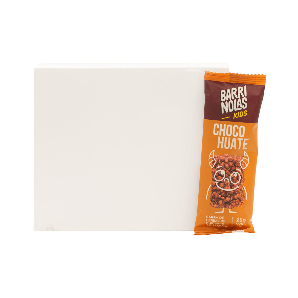 Paquete de distribuidores con 8 BARRINOLAS KIDS CHOCOHUATE