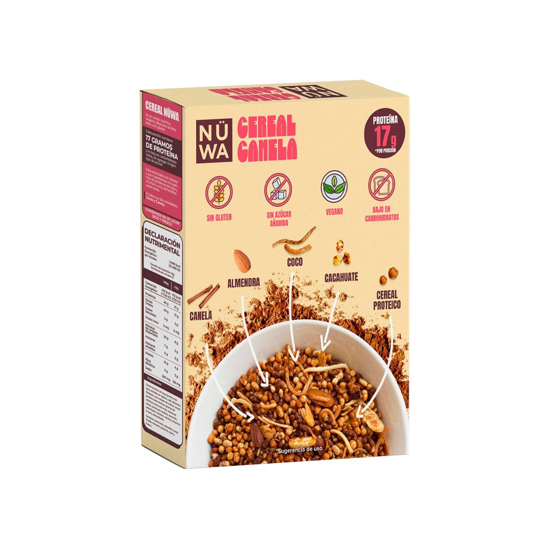 caja atras cereal nuwa canela