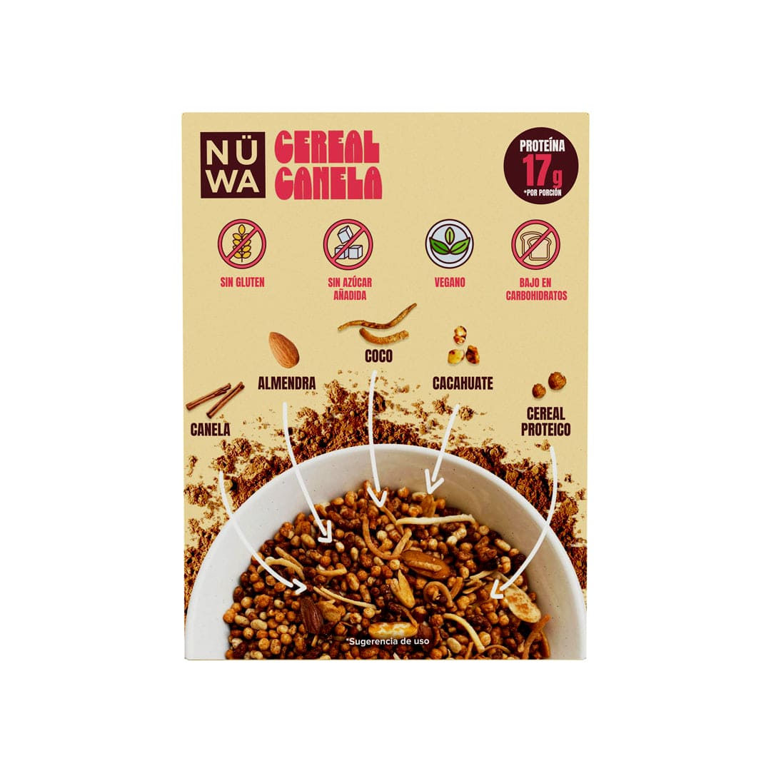 caja cereal nuwa canela ingredientes