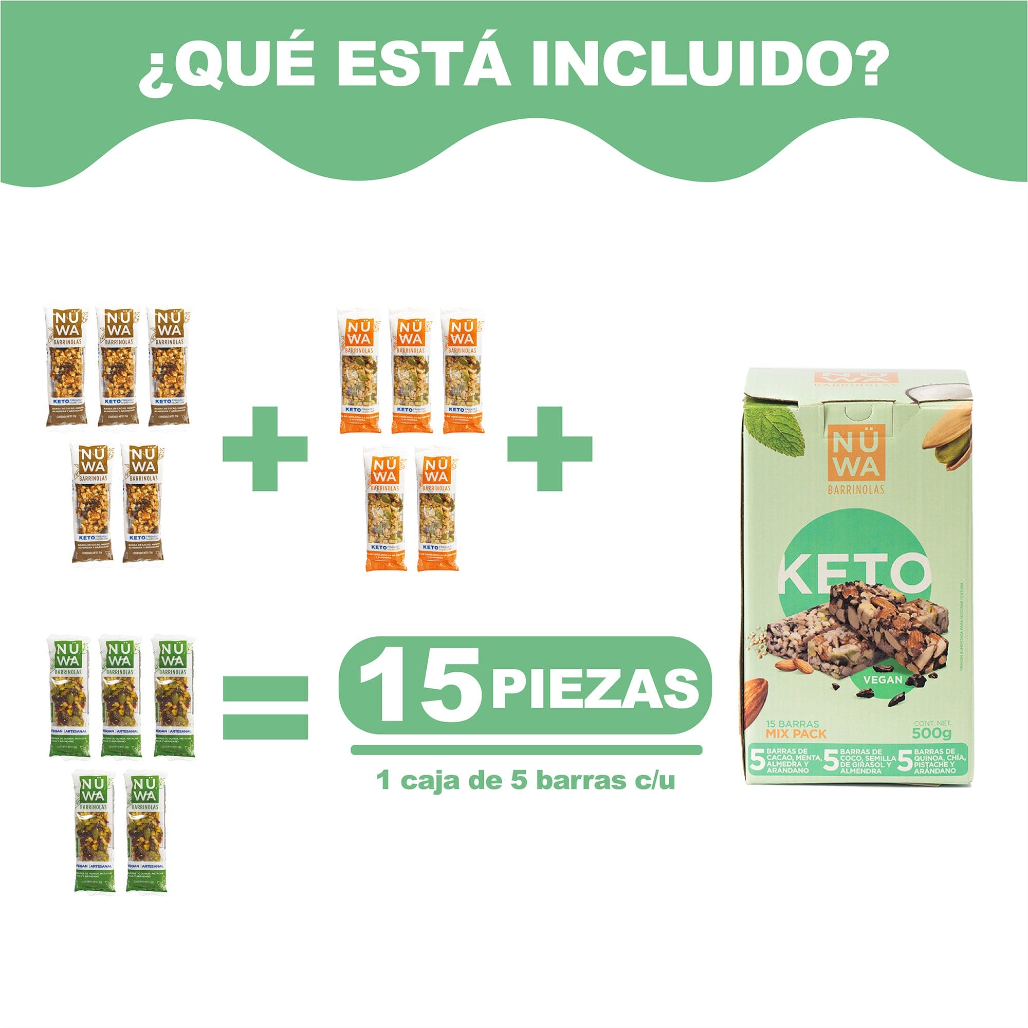 mix pack nuwa incluye