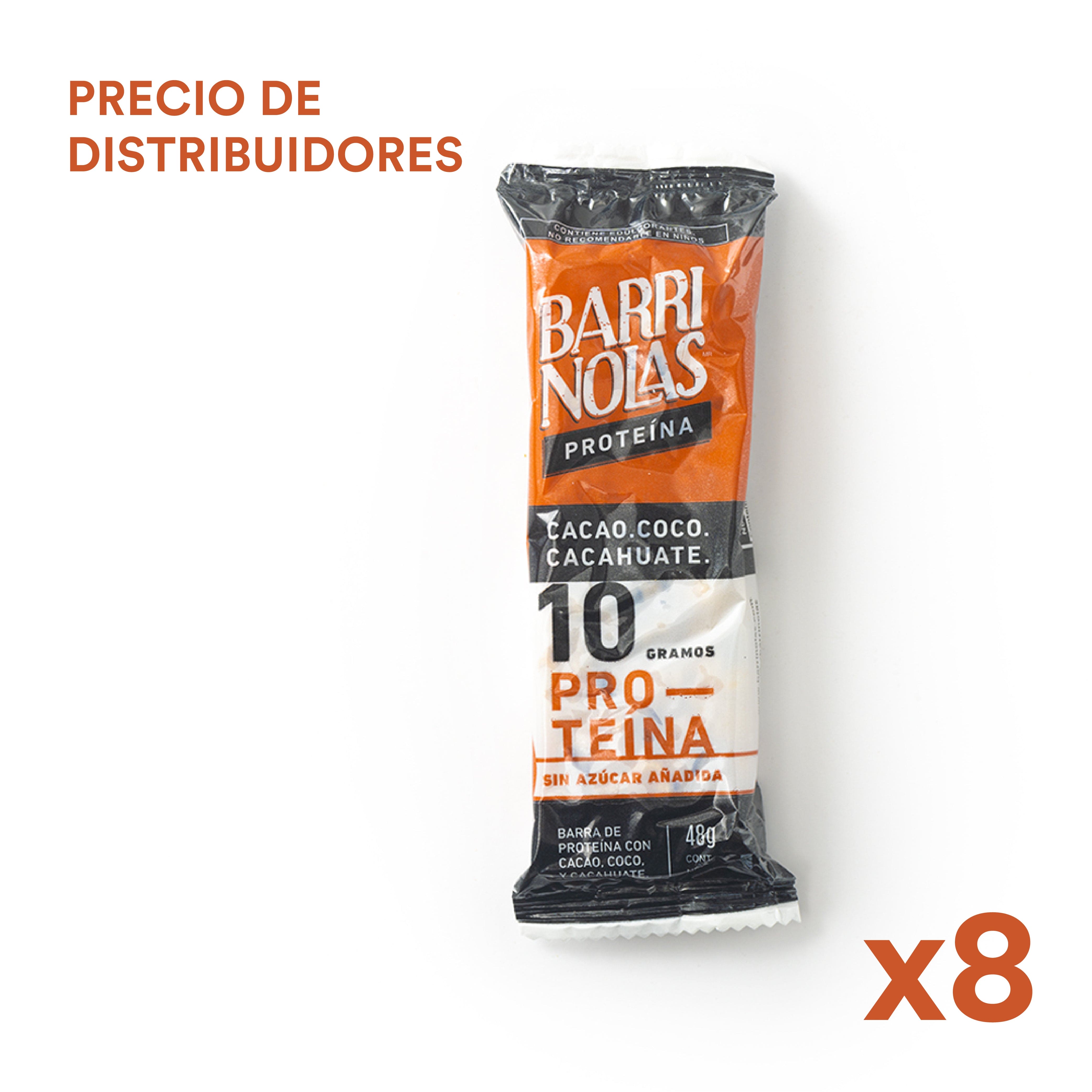 Paquete de distribuidores con ocho Barrinolas PROTEIN