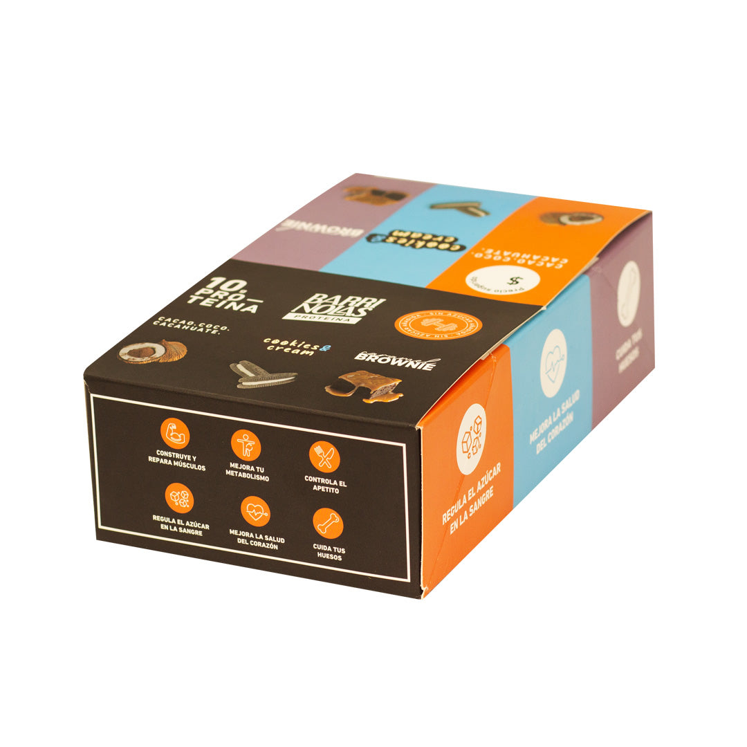 BARRINOLAS PROTEÍNA 15 PACK COOKIES & CREAM