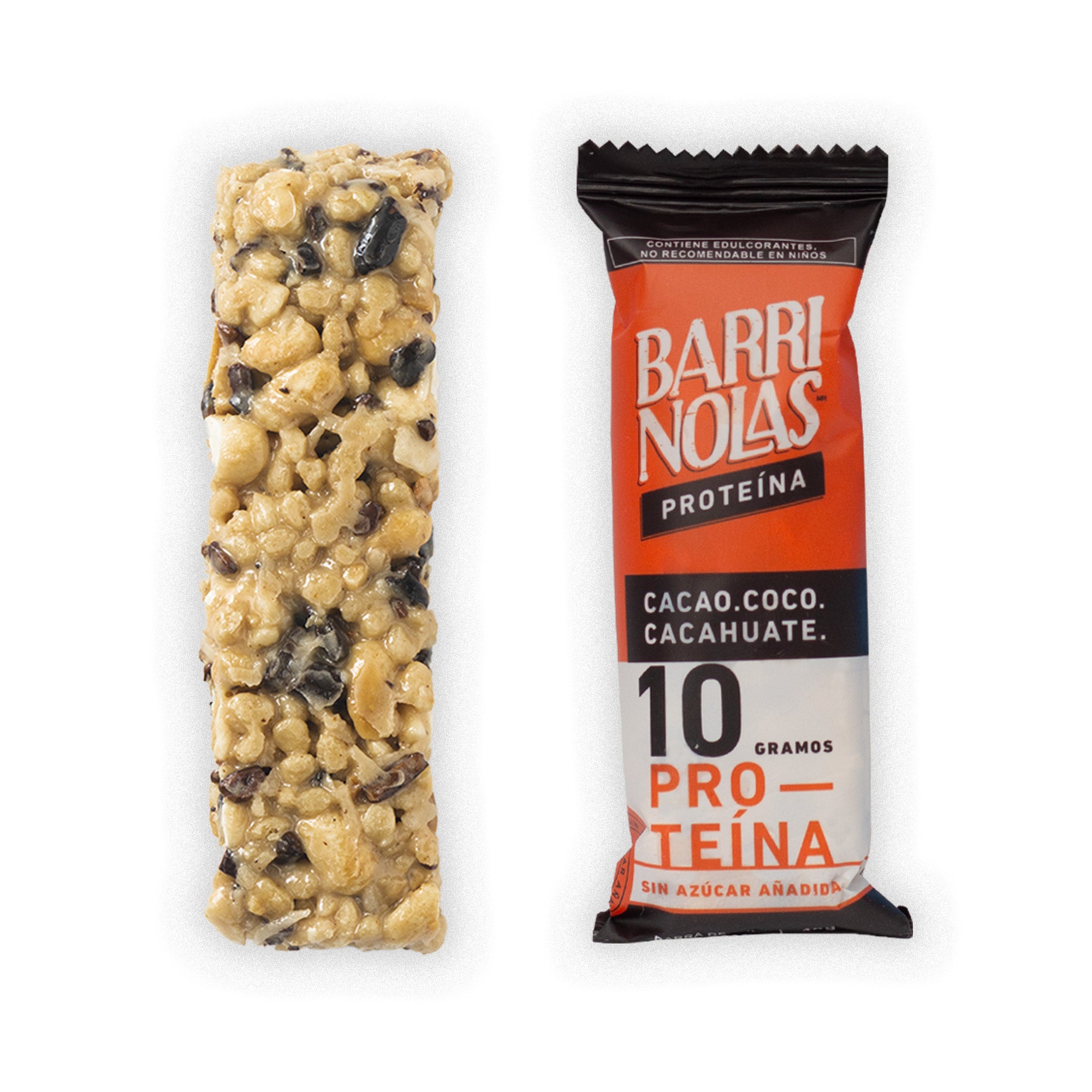 BARRINOLAS PROTEÍNA – Cacao Barrita Individual 48g