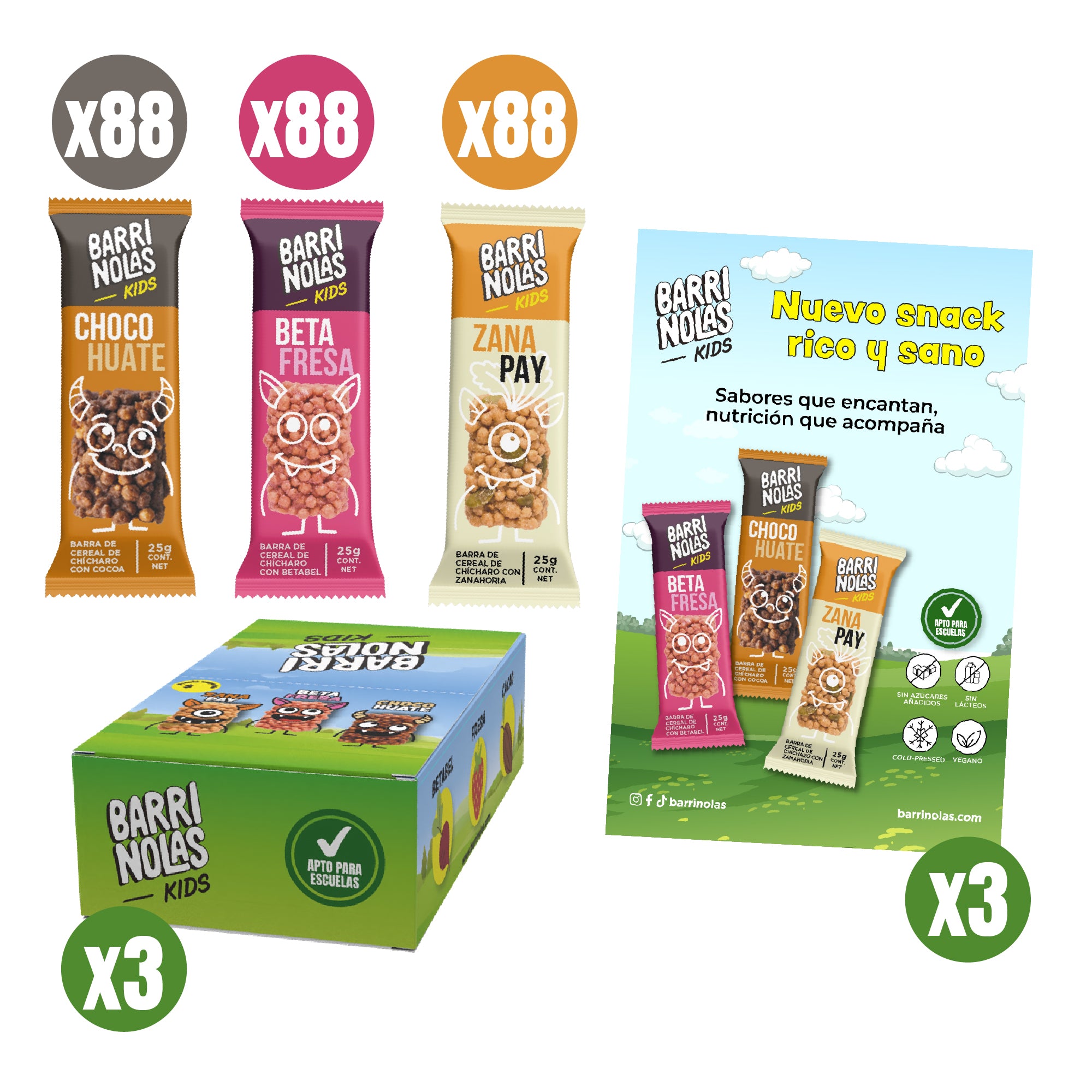 PAQUETE INICIAL DISTRIBUIDORES BARRINOLAS KIDS