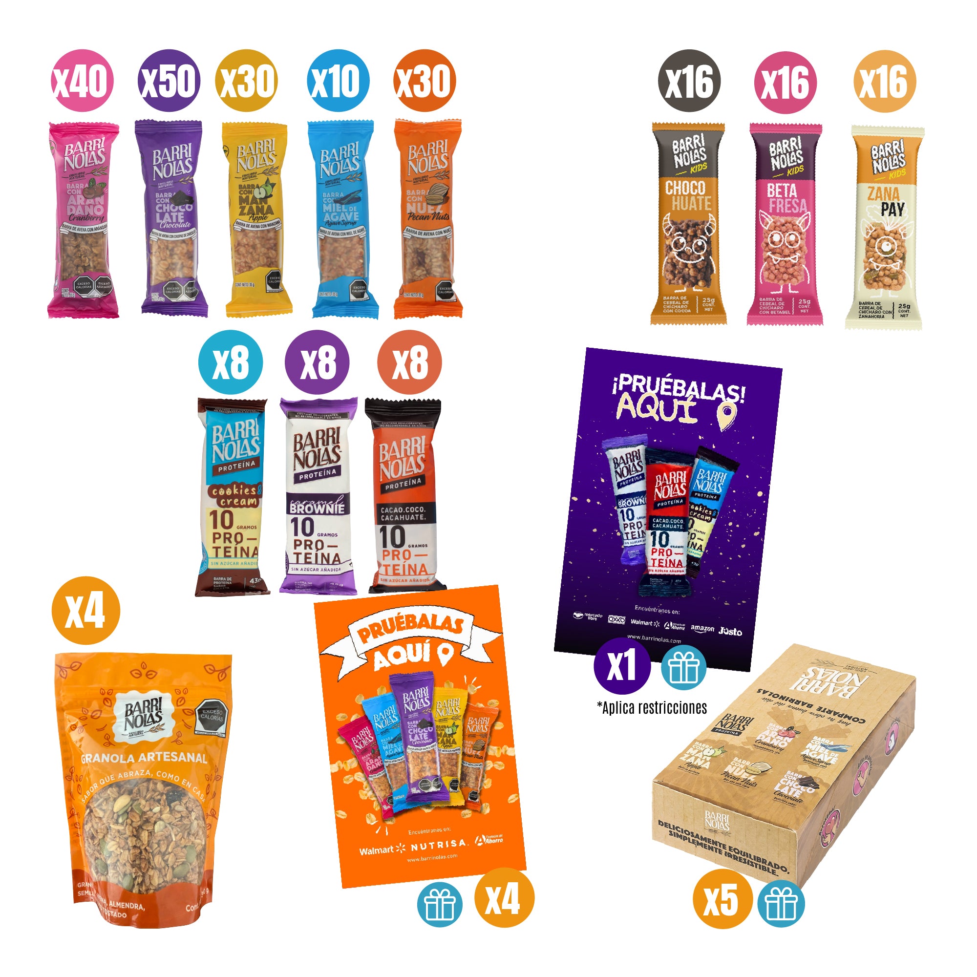 PAQUETE INICIAL DISTRIBUIDORES BARRINOLAS