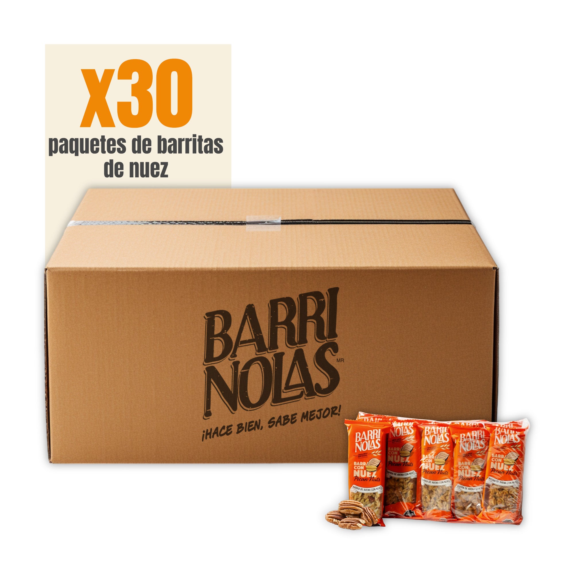 Lote Distribuidores 10 barras de avena con nuez