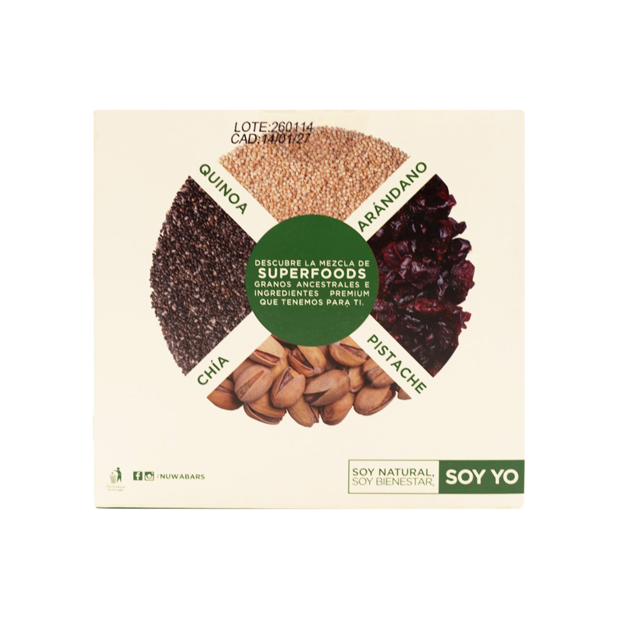 NÜWA QUINOA Cajilla con 4 Barritas Saludables