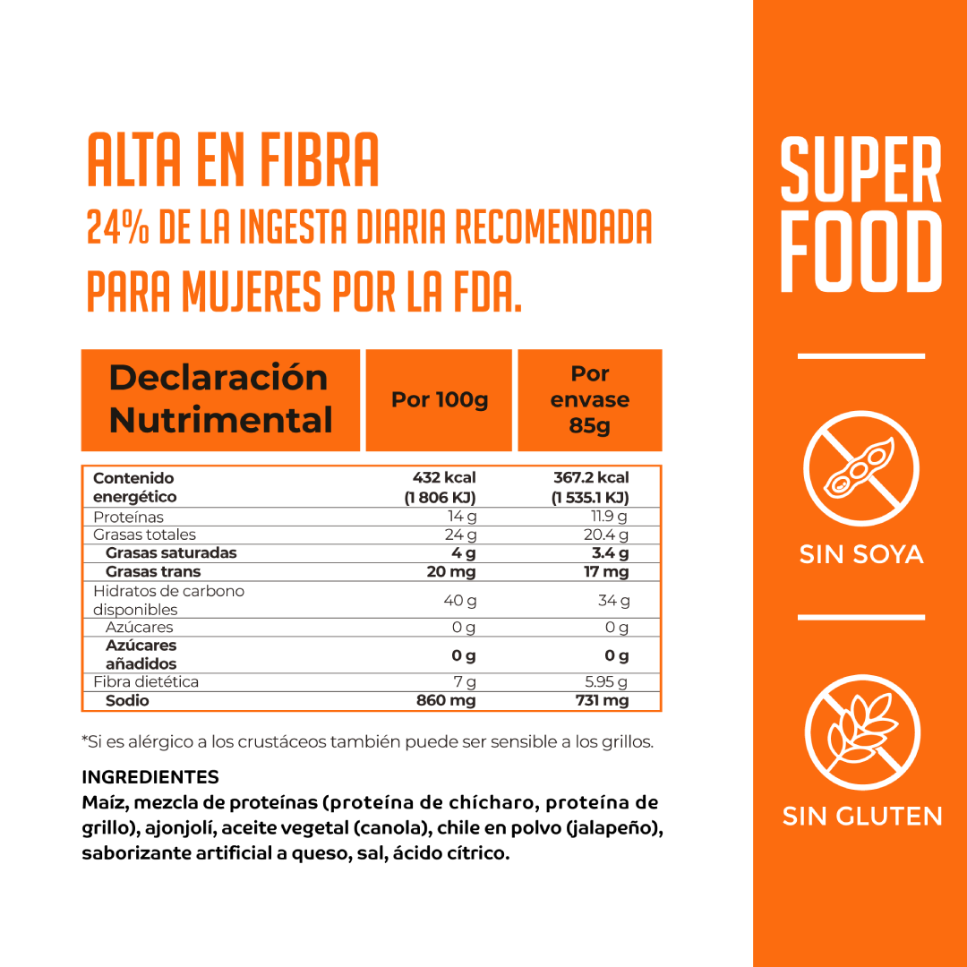 CHURRITOS QUESO JALAPEÑO 12 Pack