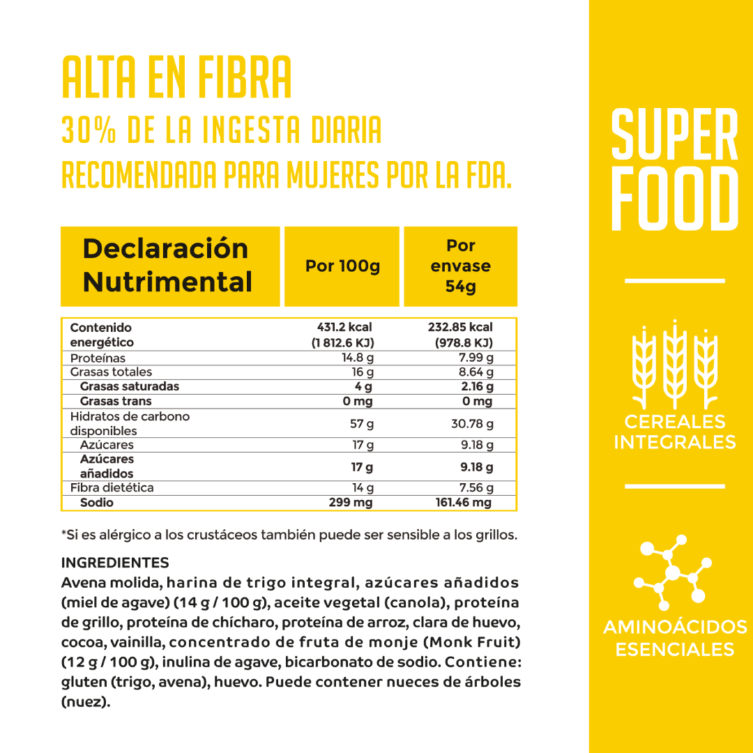 GALLETAS INTEGRALES VAINILLA