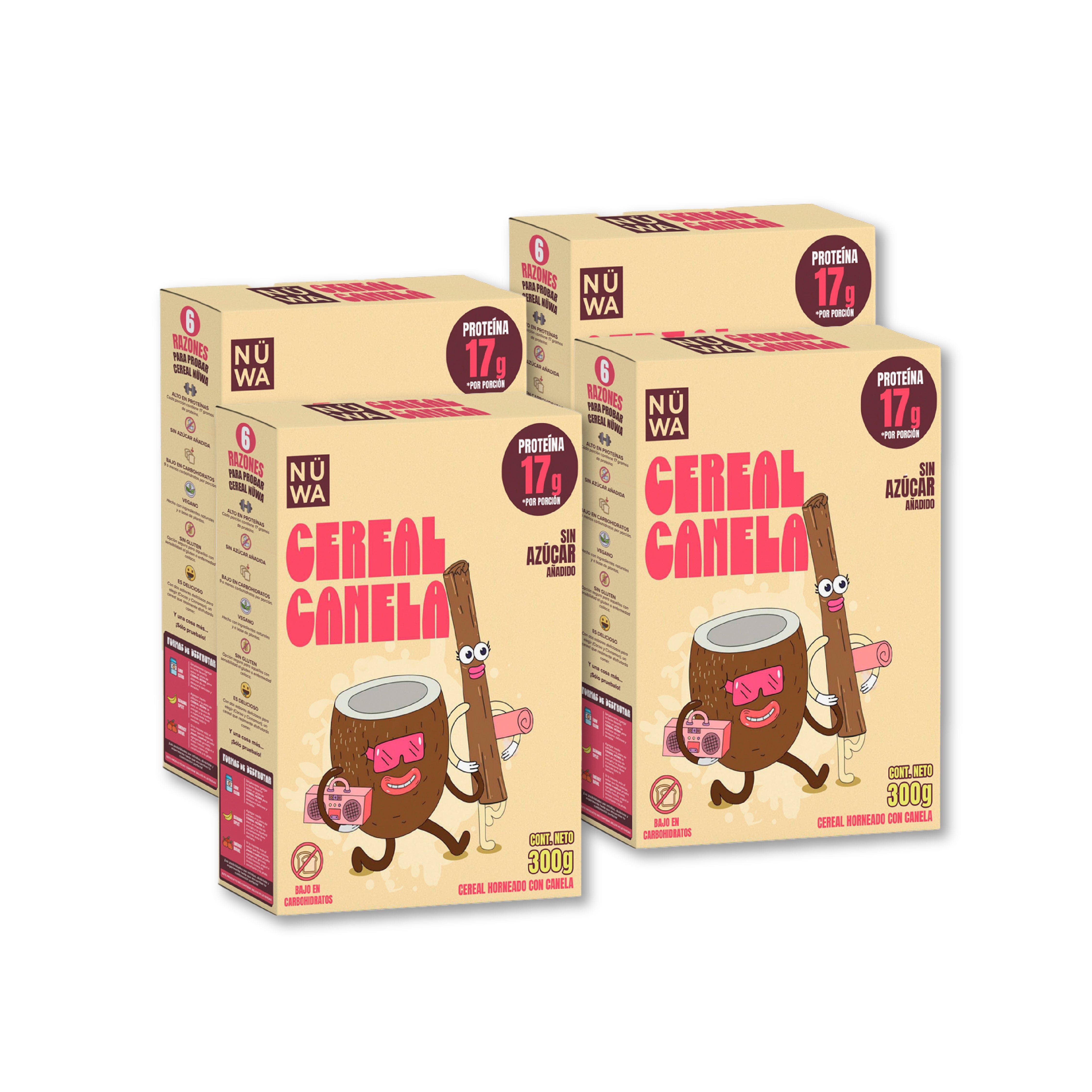 Cereal Bundle (4 cajas de 300 gramos x Canela)