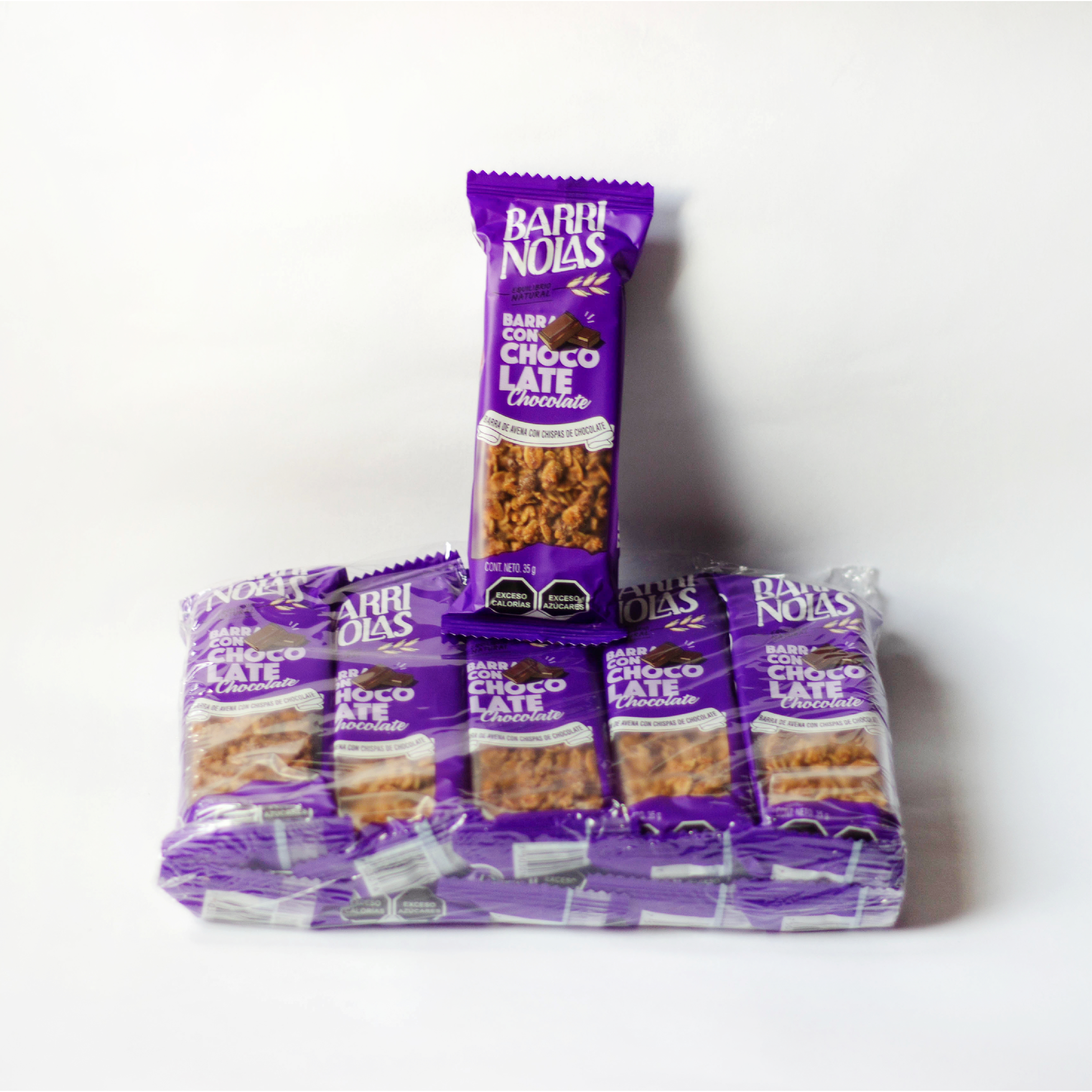 paquete para distribuidores barrinolas chocolate