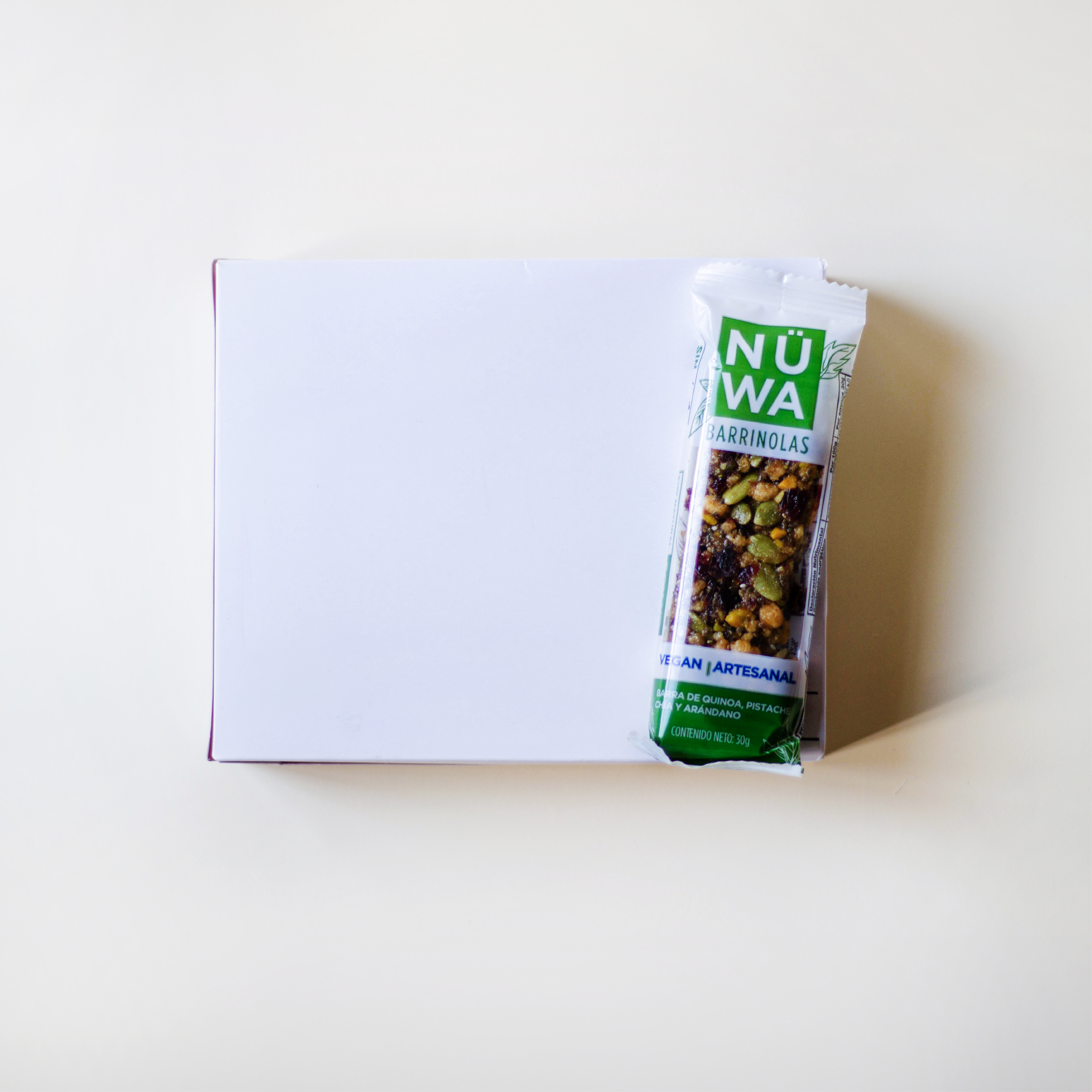 paquete 8 barritas distribuidores nuwa quinoa