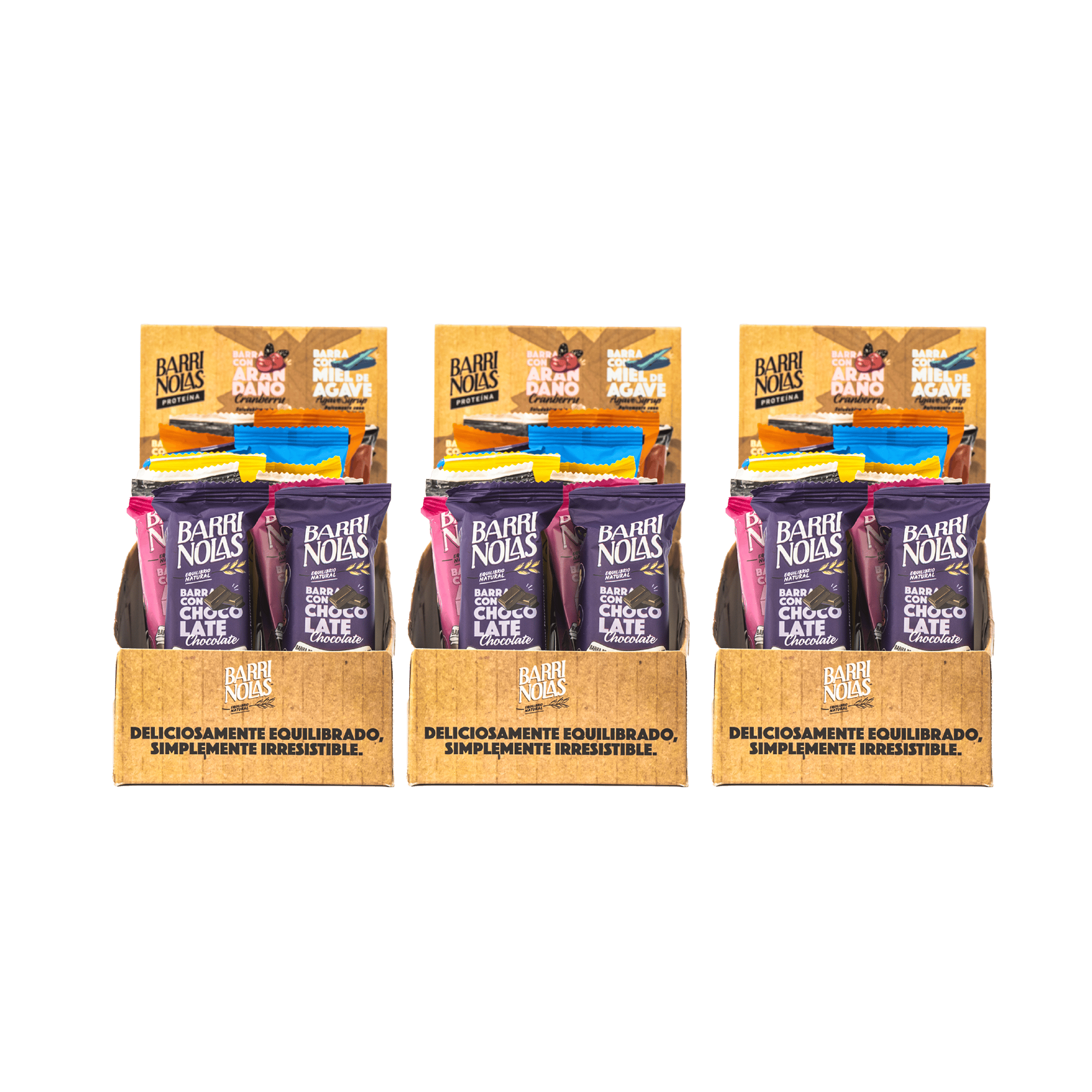 barrinolas exhibidores