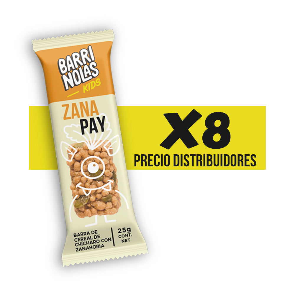 Paquete de distribuidores con 8 BARRINOLAS KIDS ZANAPAY