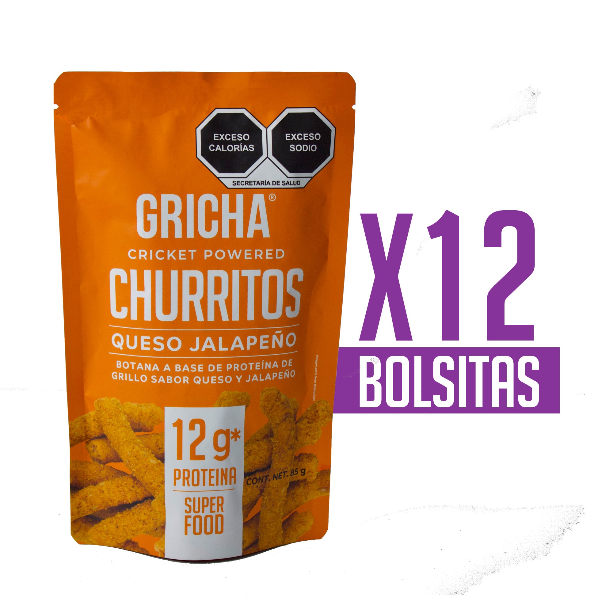 CHURRITOS QUESO JALAPEÑO 12 Pack