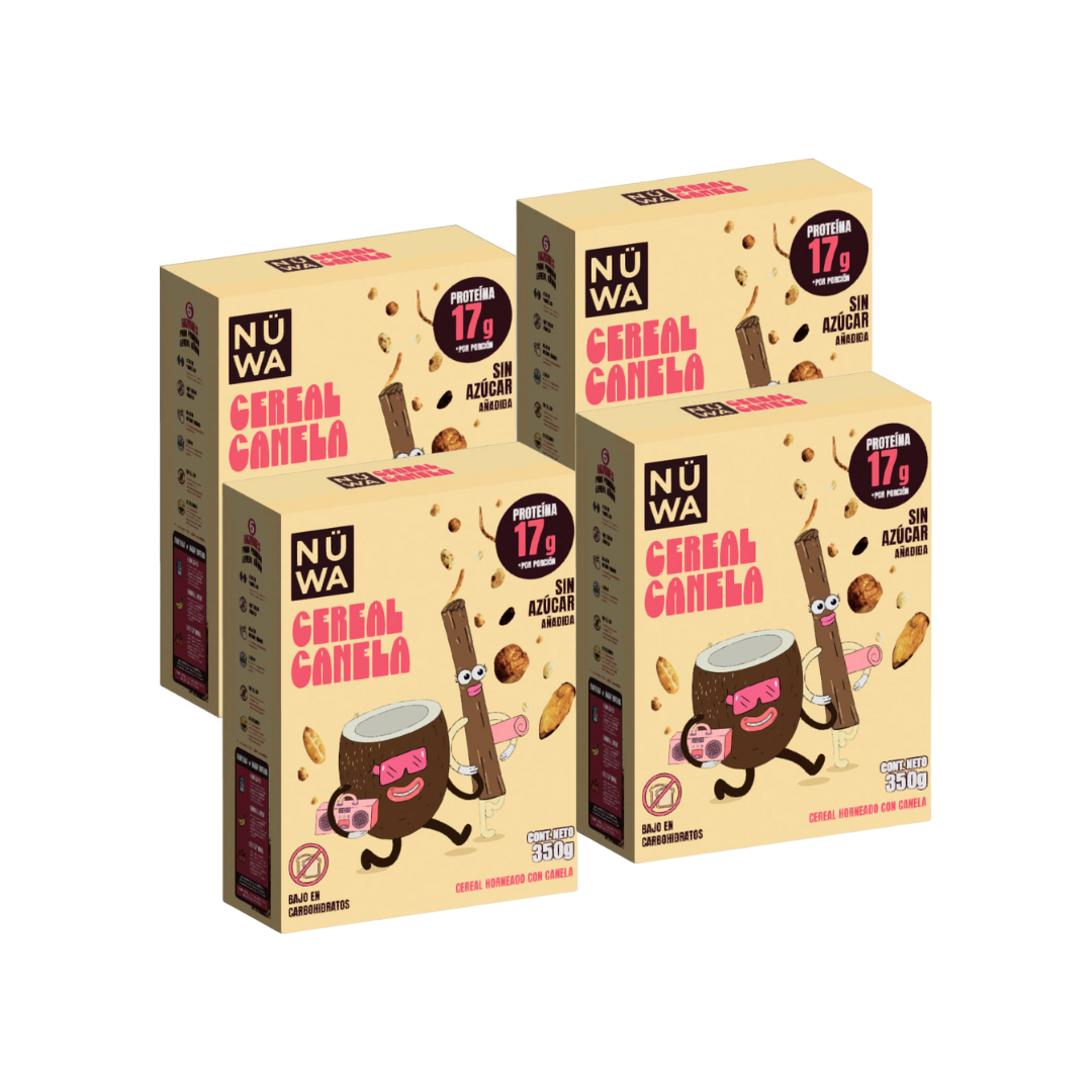 Cereal Bundle (4 cajas de 350 gramos x Canela)
