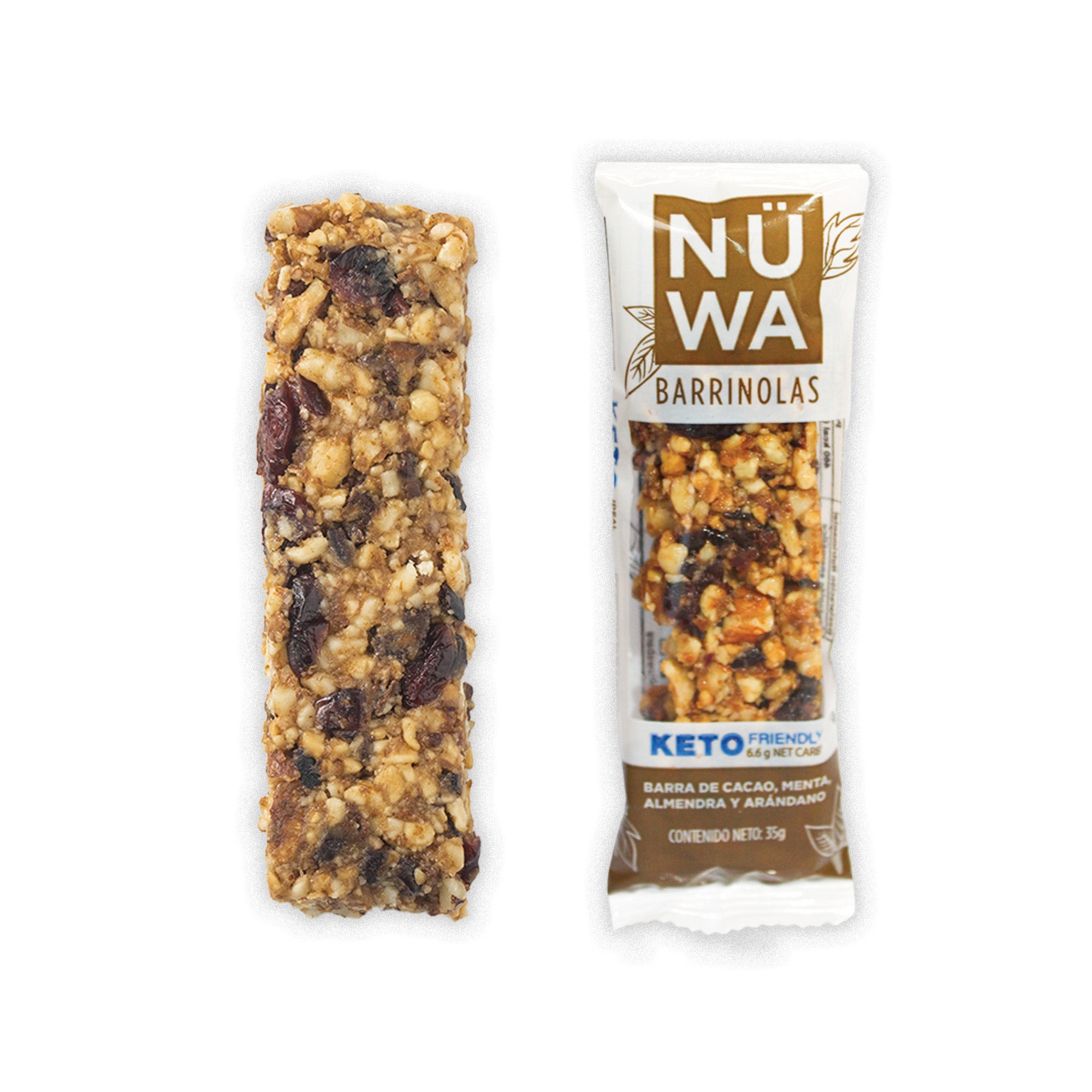 NÜWA CACAO Cajilla con 4 Barritas Saludables