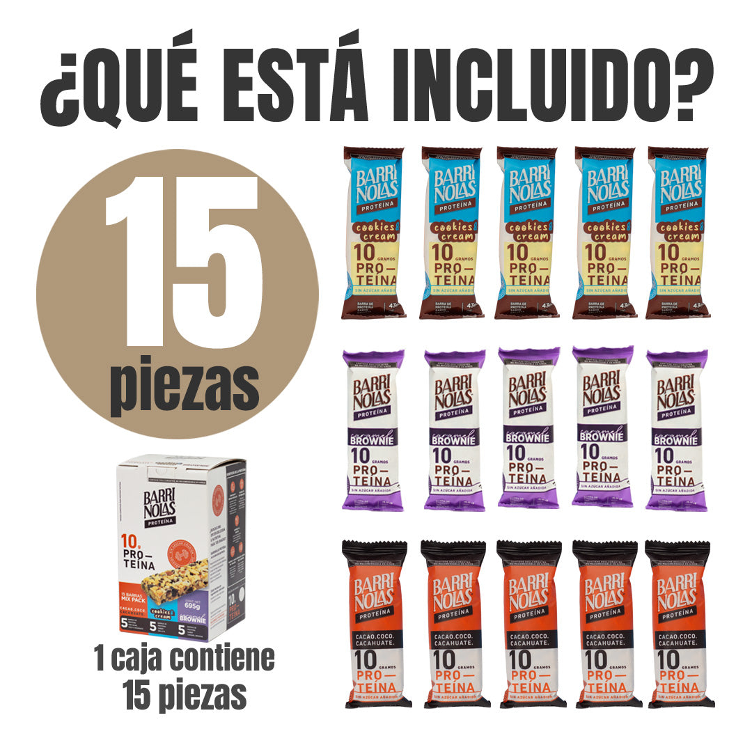MIX PACK BARRINOLAS PRO (15 PIEZAS)