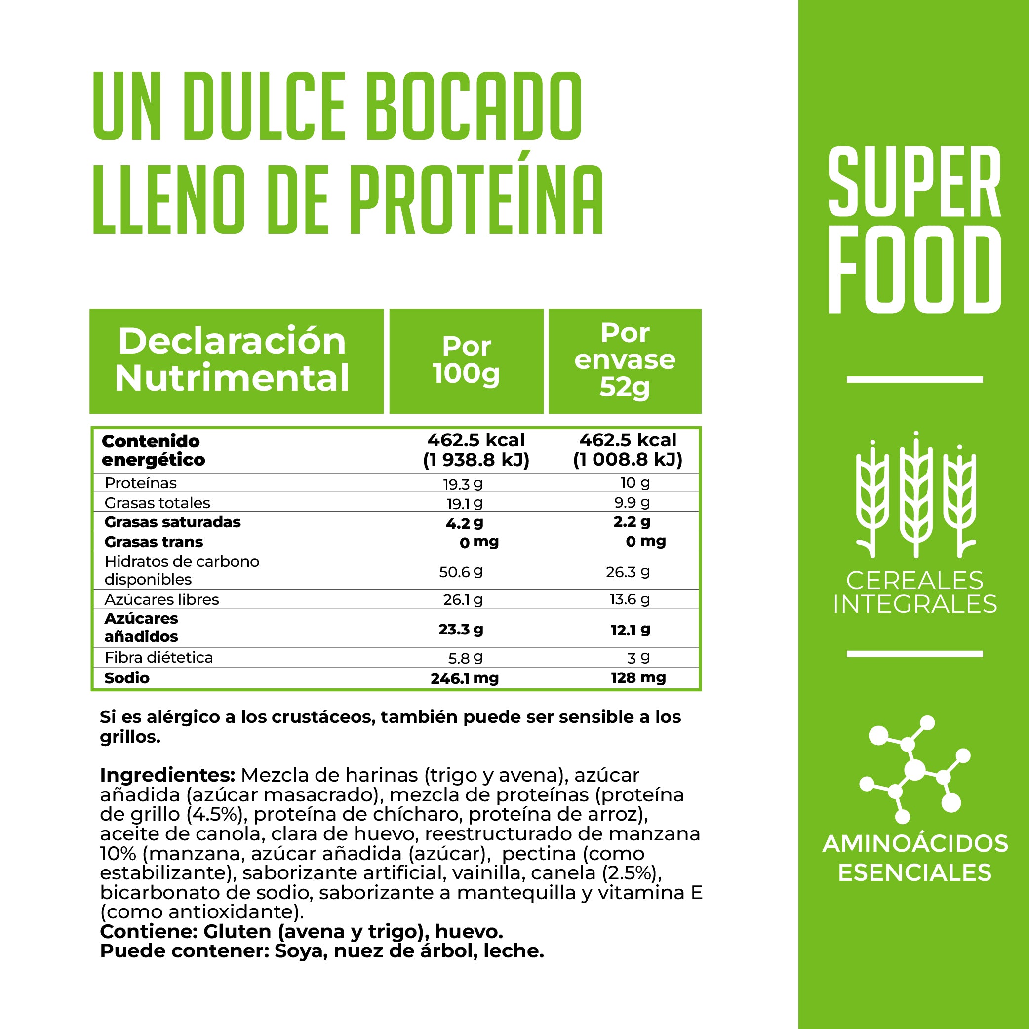 GALLETAS INTEGRALES MANZANA Y CANELA 20 PACK